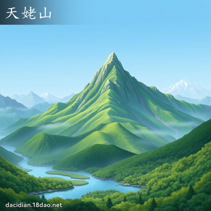 天姥山 - 國語大辭典配圖