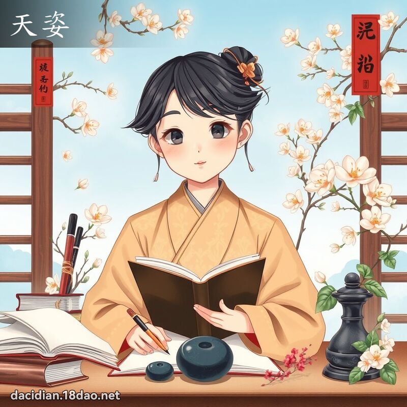 天姿 - 国语大辞典配图