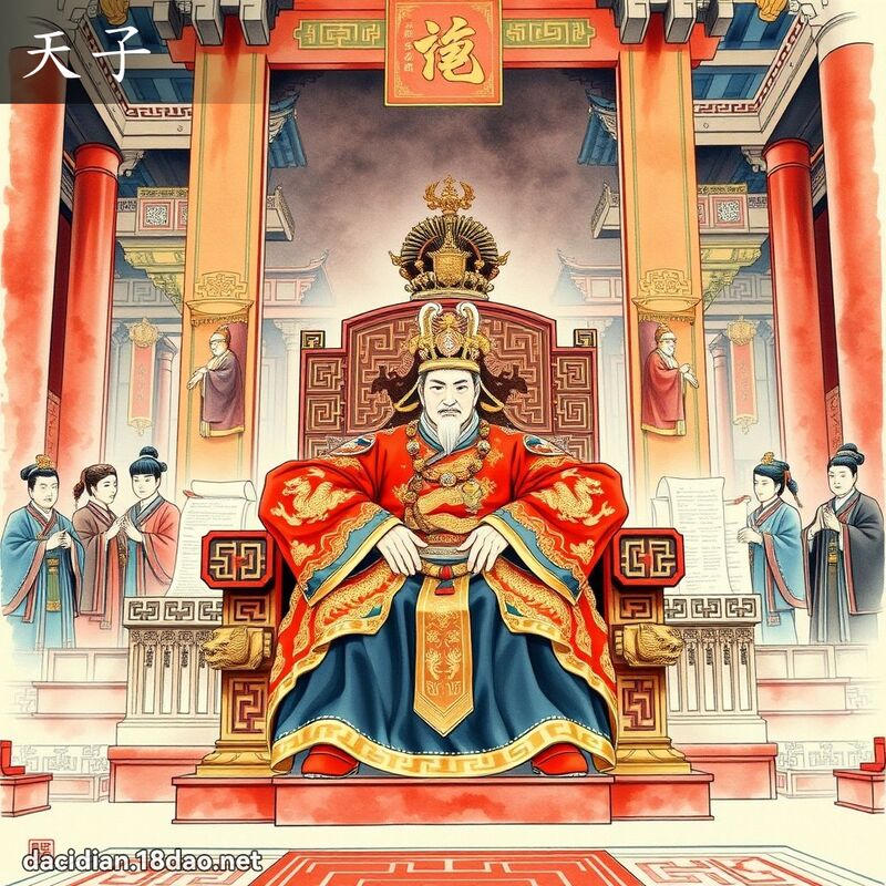 天子 - 國語大辭典配圖