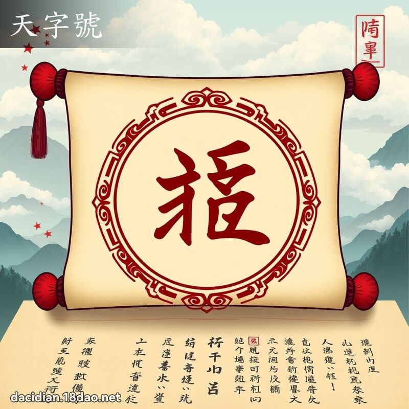 天字號 - 國語大辭典配圖