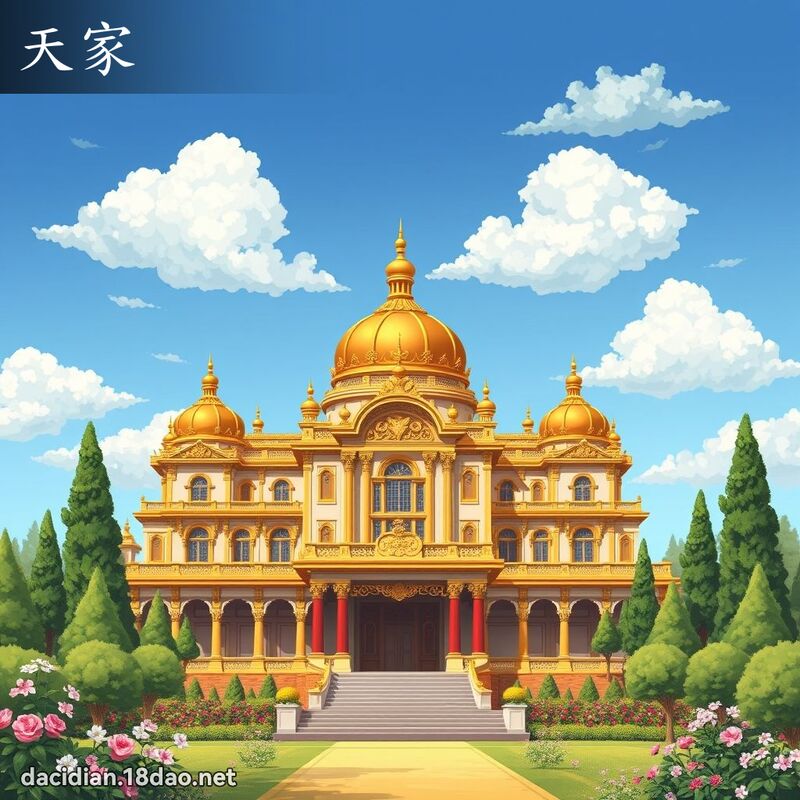 天家 - 國語大辭典配圖
