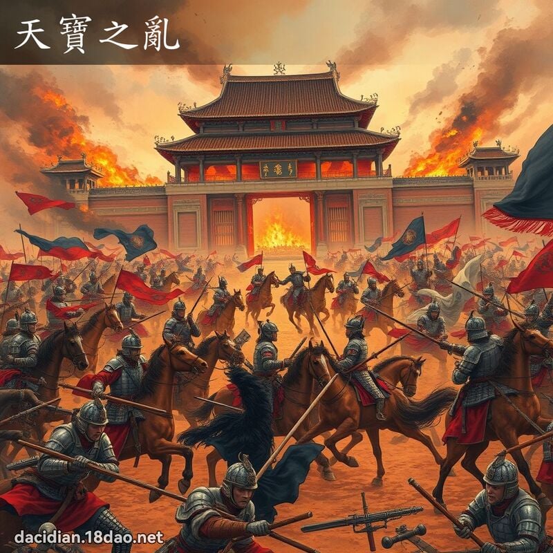 天寶之亂 - 國語大辭典配圖