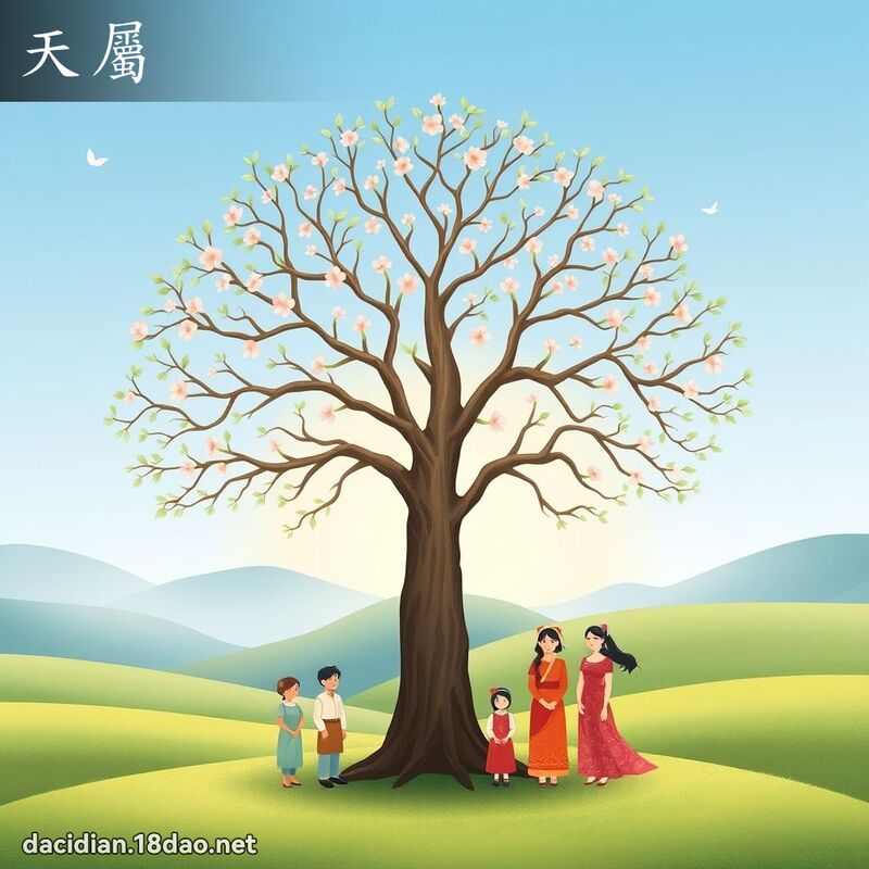 天属 - 国语大辞典配图