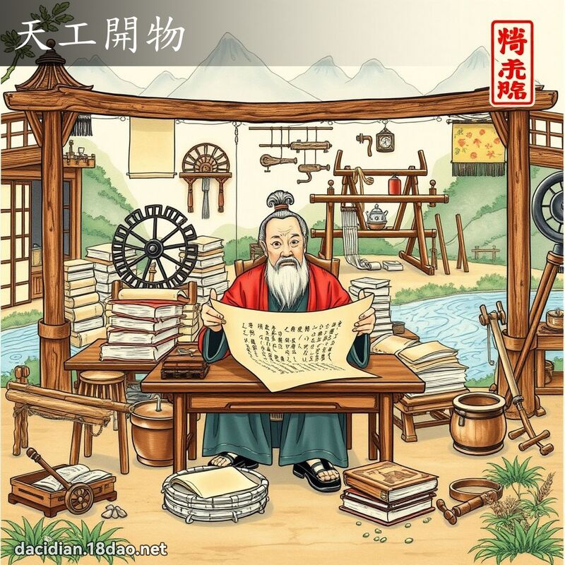 天工開物 - 國語大辭典配圖
