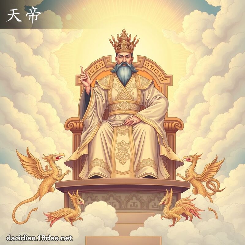 天帝 - 国语大辞典配图