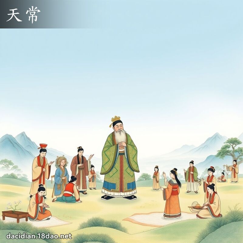 天常 - 國語大辭典配圖