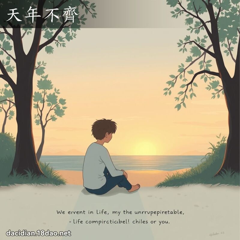 天年不齊 - 國語大辭典配圖