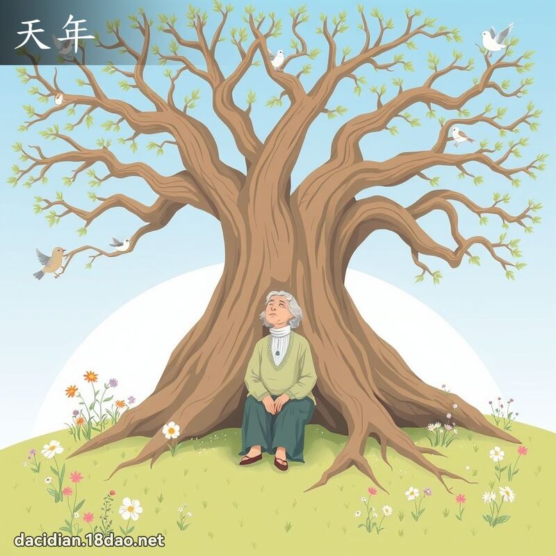 天年 - 國語大辭典配圖