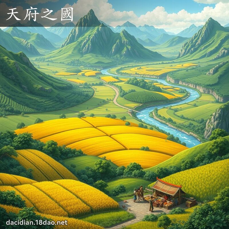 天府之国 - 国语大辞典配图