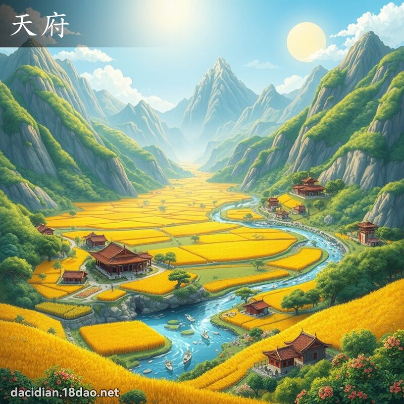 天府 - 國語大辭典配圖