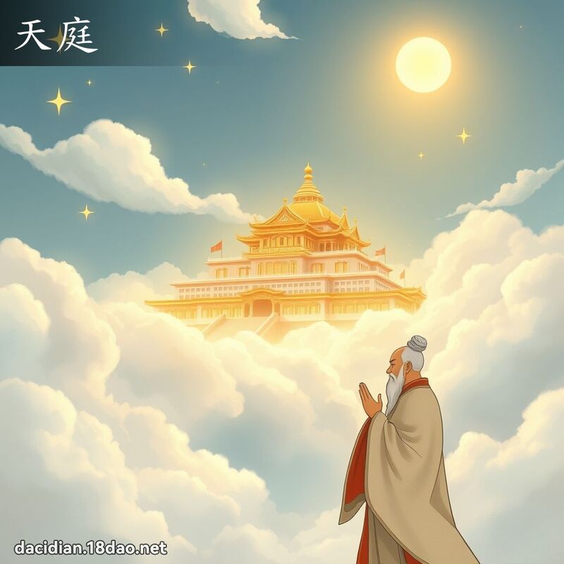 天庭 - 國語大辭典配圖