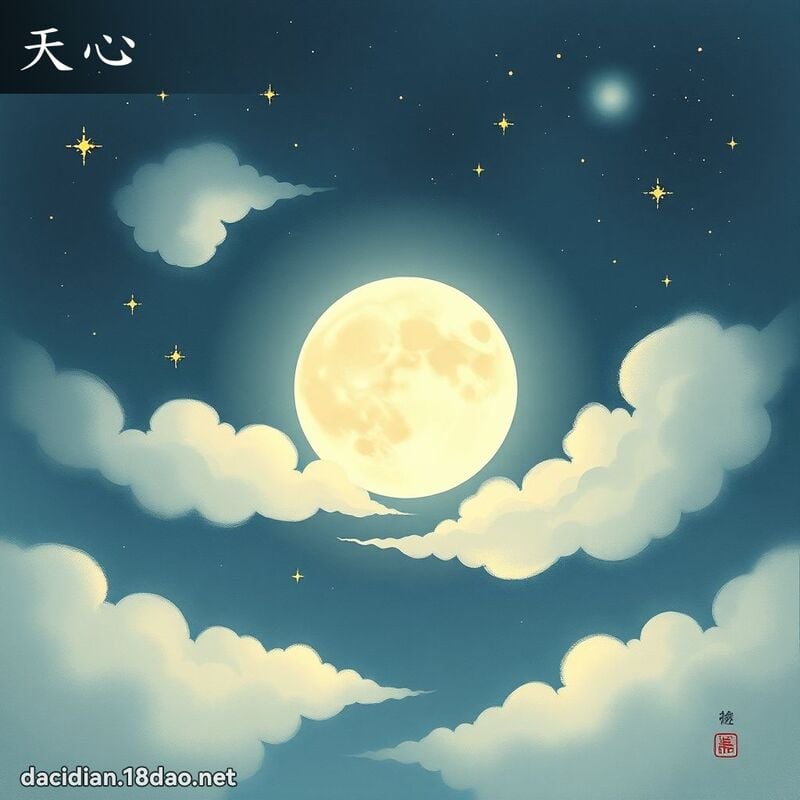 天心 - 國語大辭典配圖