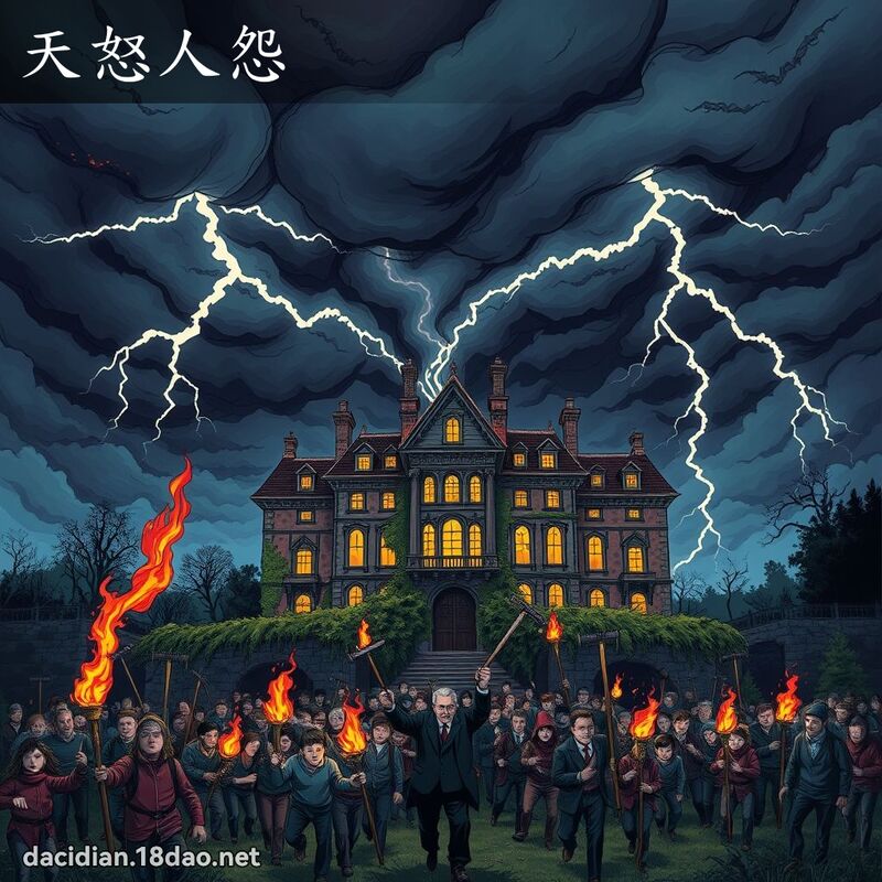 天怒人怨 - 國語大辭典配圖