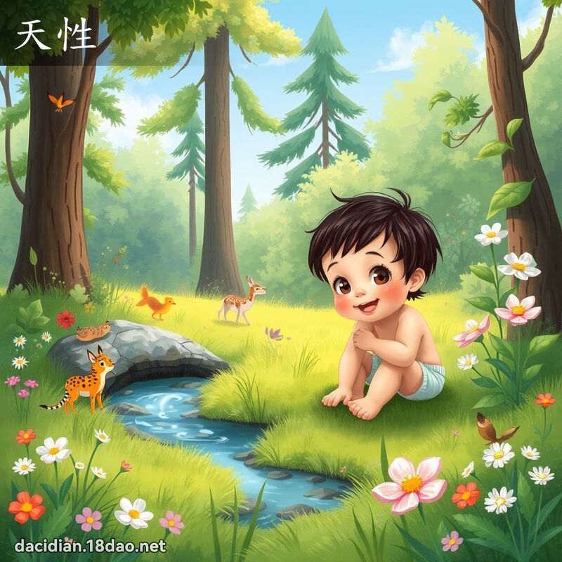 天性 - 國語大辭典配圖