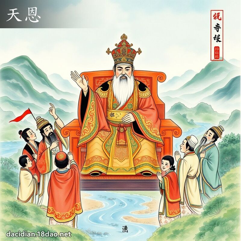 天恩 - 國語大辭典配圖