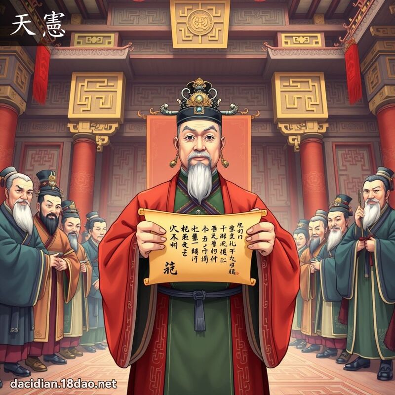 天宪 - 国语大辞典配图