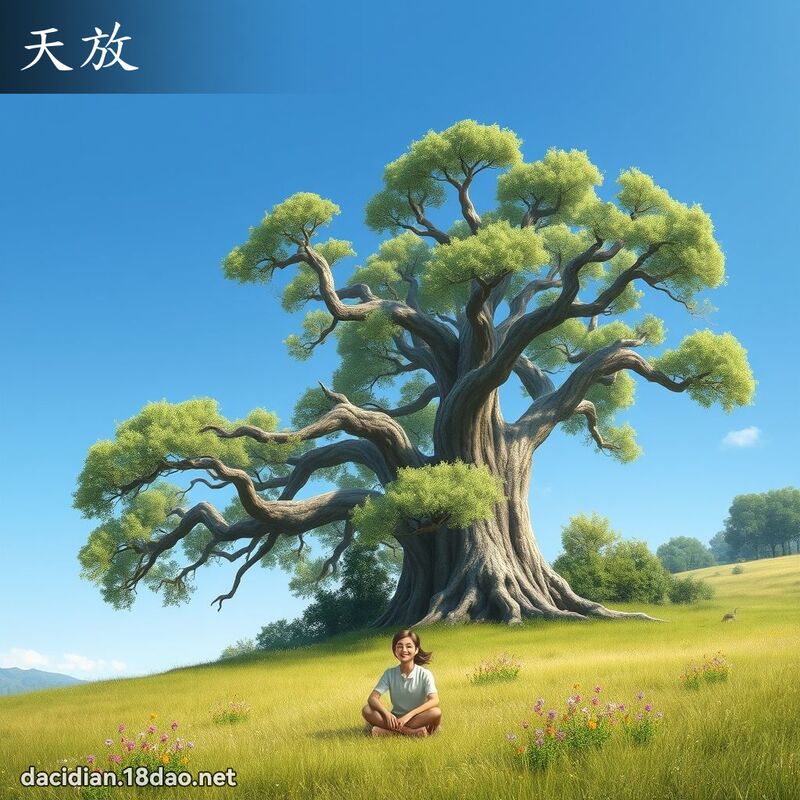 天放 - 国语大辞典配图