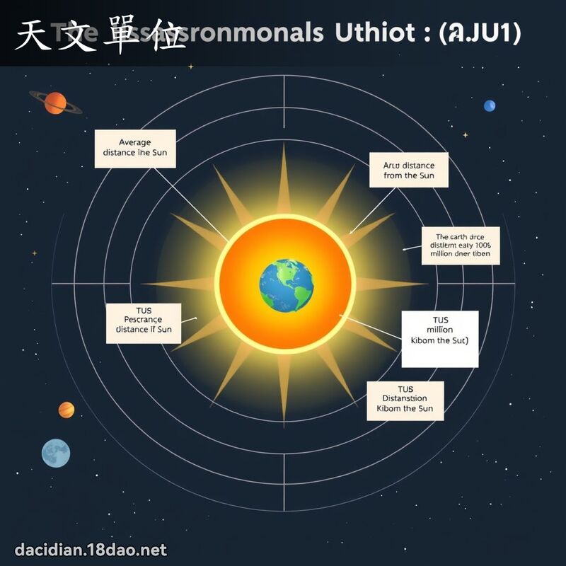天文單位 - 國語大辭典配圖