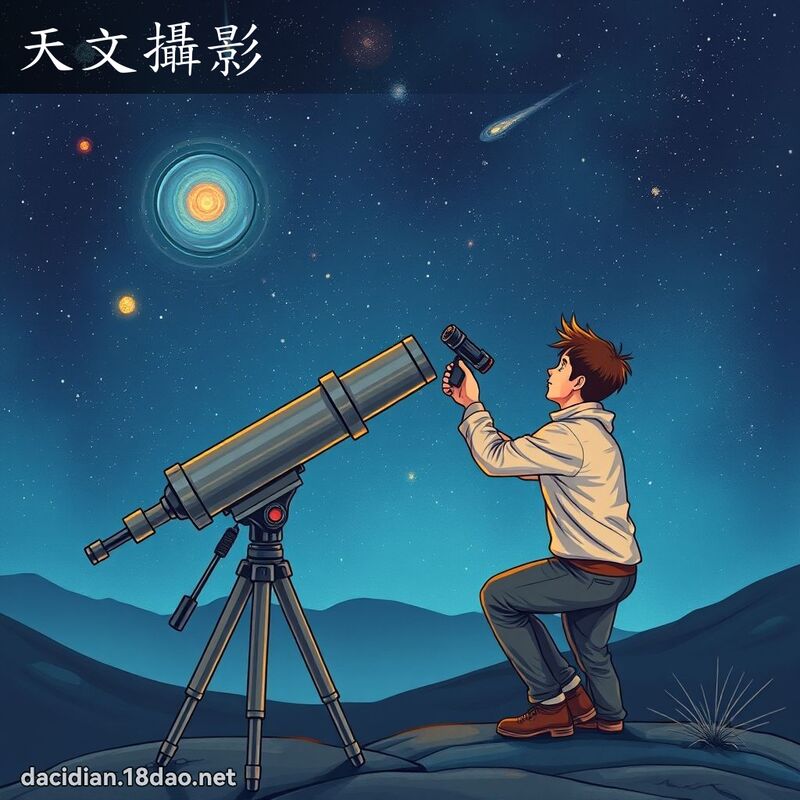 天文攝影 - 國語大辭典配圖