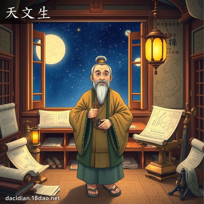 天文生 - 国语大辞典配图