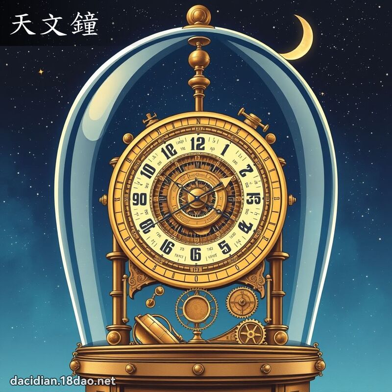 天文鐘 - 國語大辭典配圖