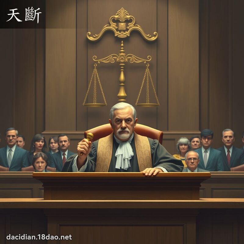 天斷 - 國語大辭典配圖