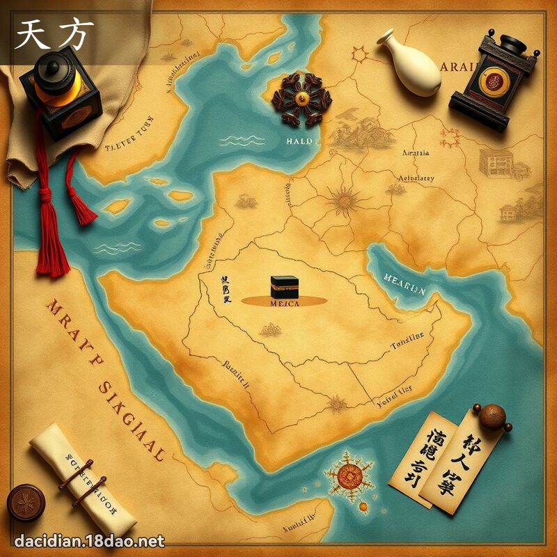 天方 - 国语大辞典配图