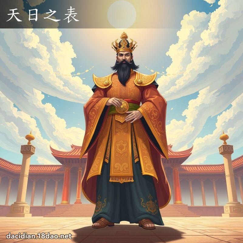 天日之表 - 国语大辞典配图