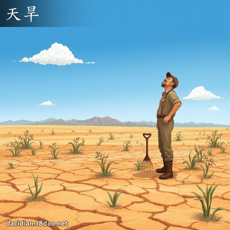 天旱 - 国语大辞典配图