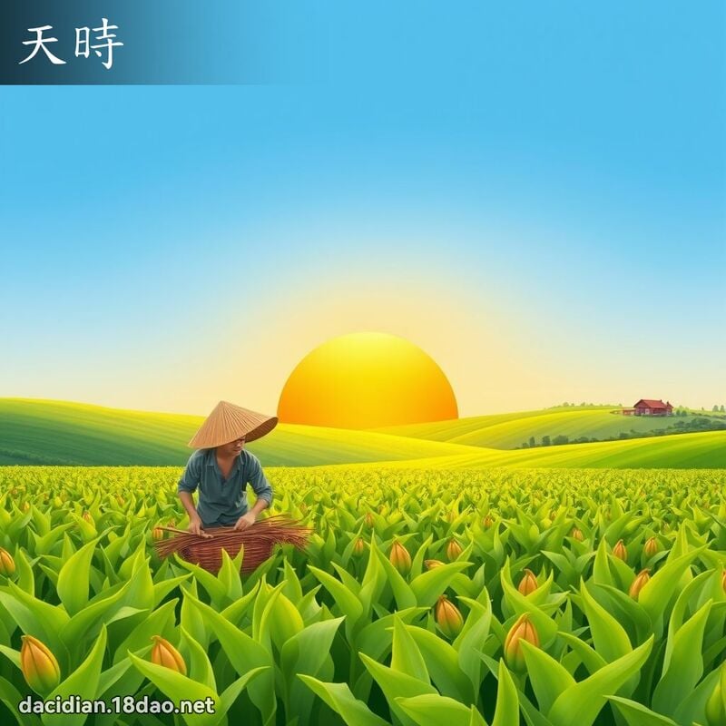 天時 - 國語大辭典配圖