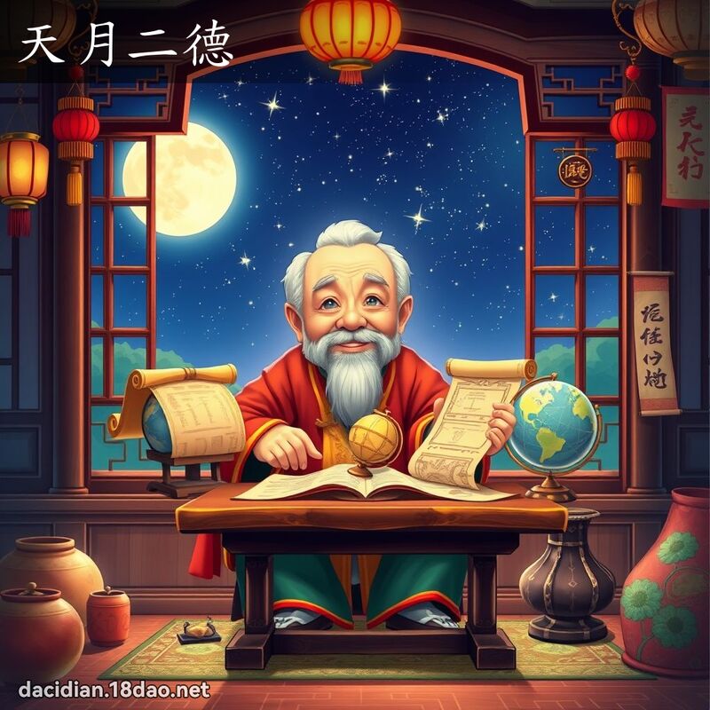 天月二德 - 國語大辭典配圖