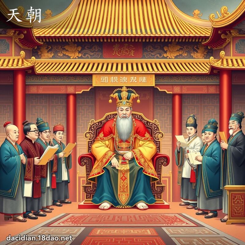 天朝 - 国语大辞典配图
