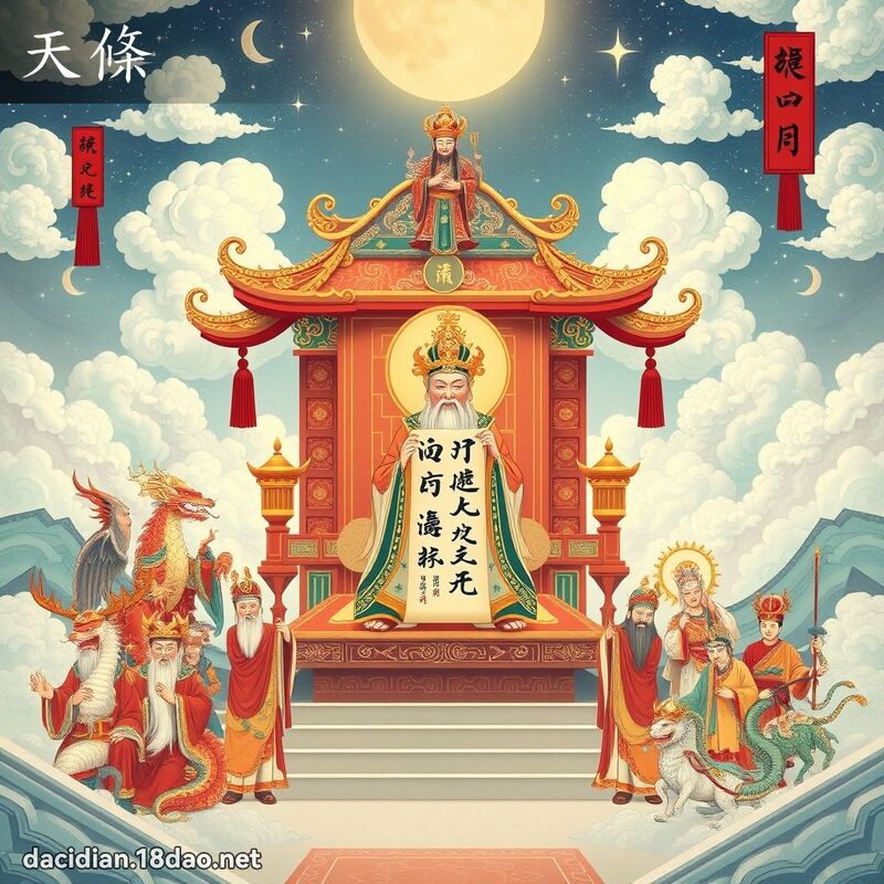 天条 - 国语大辞典配图