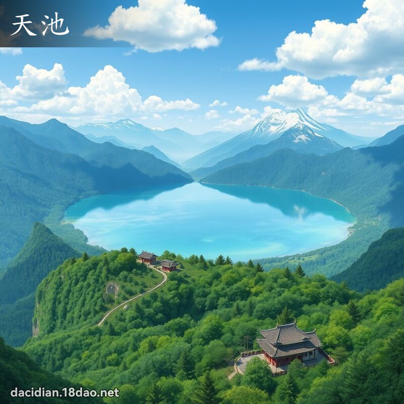 天池 - 國語大辭典配圖