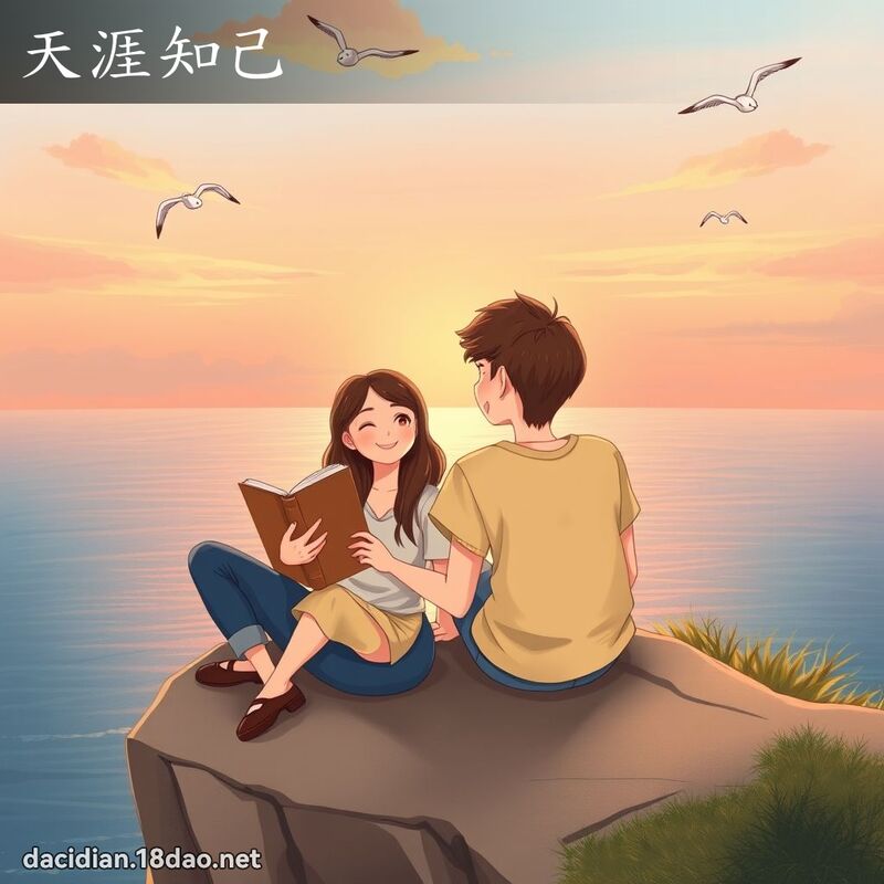 天涯知己 - 國語大辭典配圖