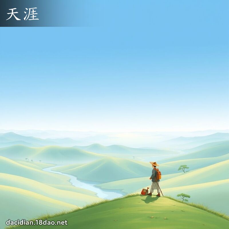 天涯 - 國語大辭典配圖