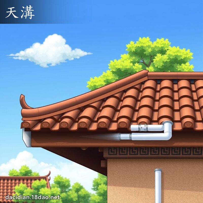 天溝 - 國語大辭典配圖