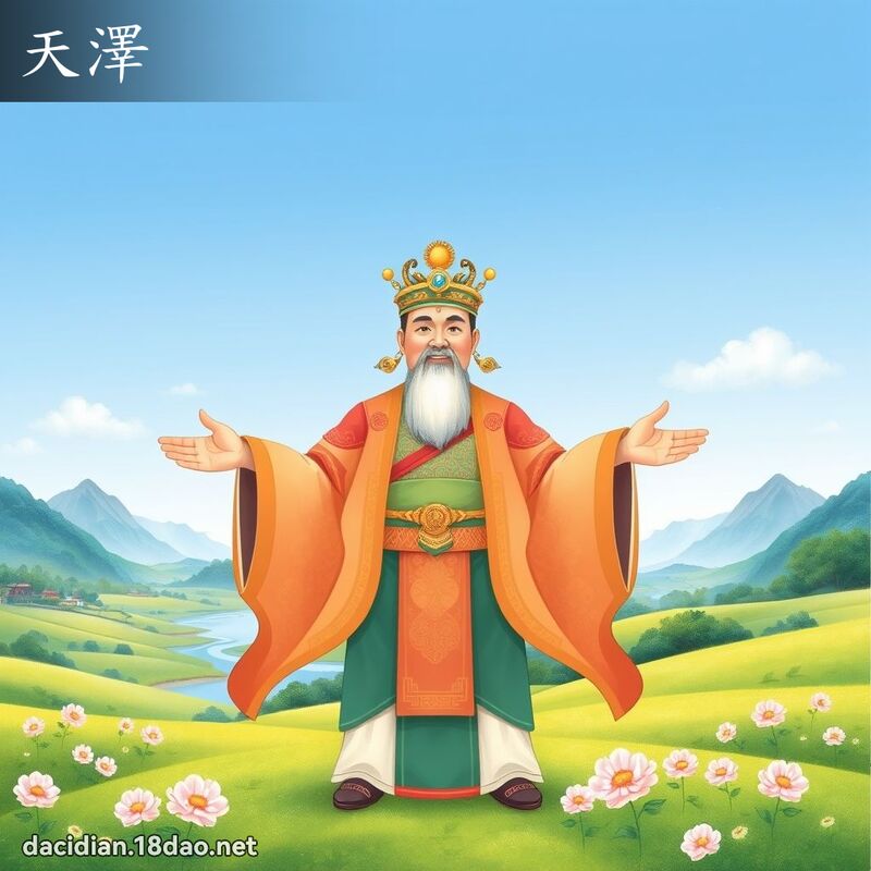 天泽 - 国语大辞典配图