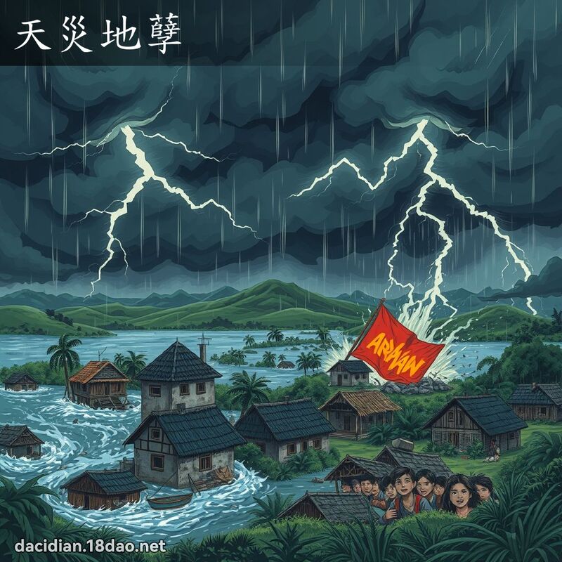 天灾地孽 - 国语大辞典配图