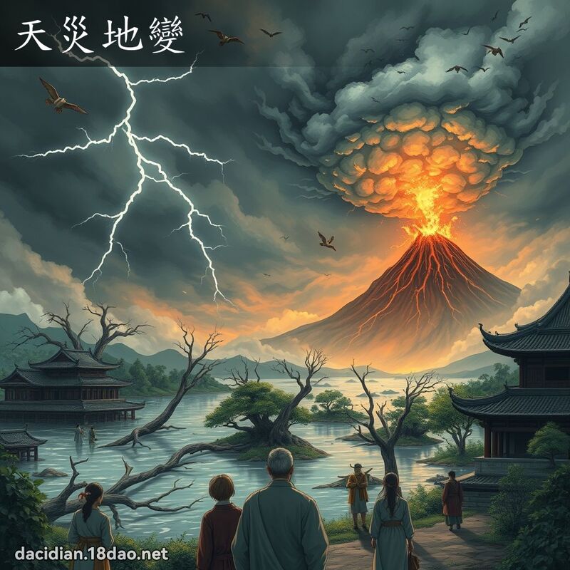 天災地變 - 國語大辭典配圖