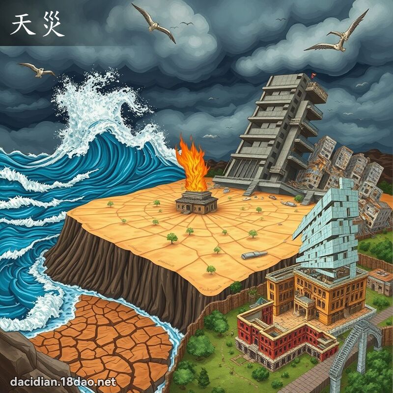天灾 - 国语大辞典配图