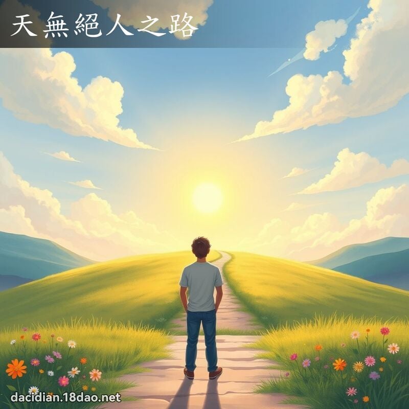 天无绝人之路 - 国语大辞典配图