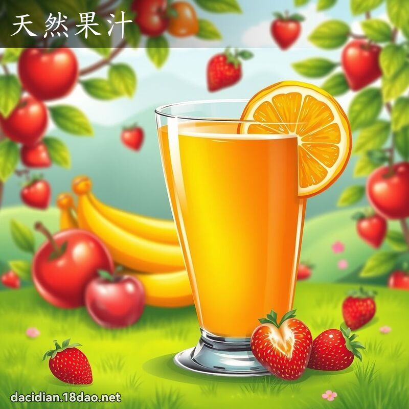 天然果汁 - 國語大辭典配圖