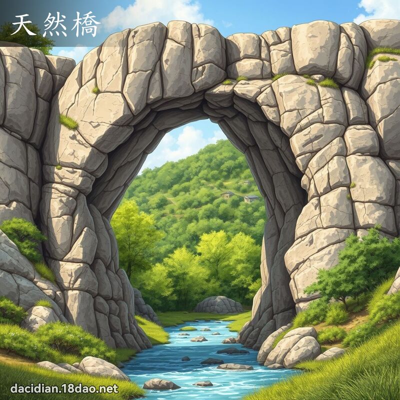 天然橋 - 國語大辭典配圖