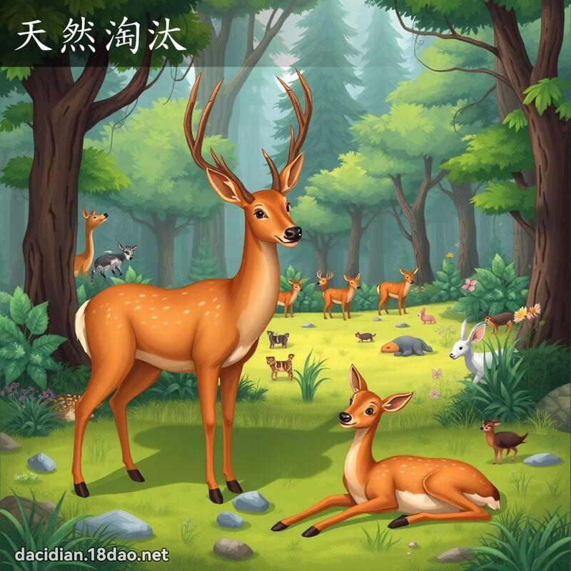 天然淘汰 - 国语大辞典配图