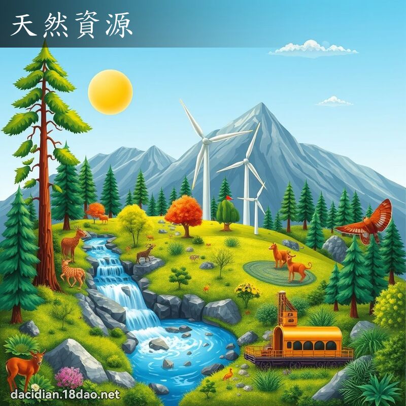 天然資源 - 國語大辭典配圖