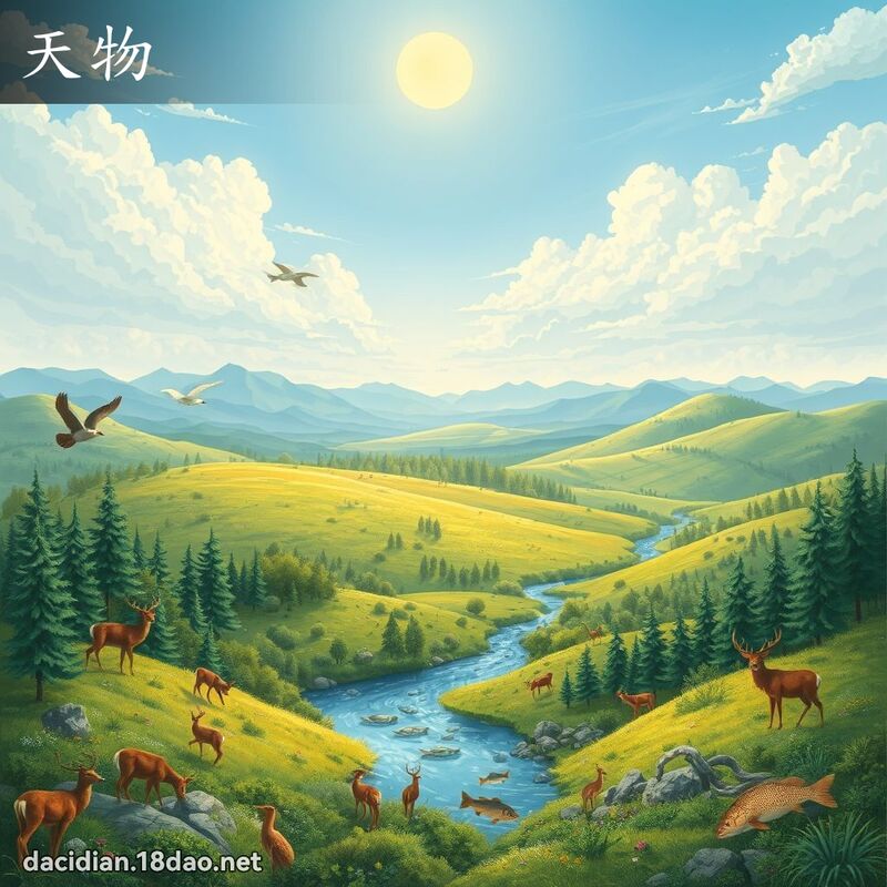 天物 - 国语大辞典配图