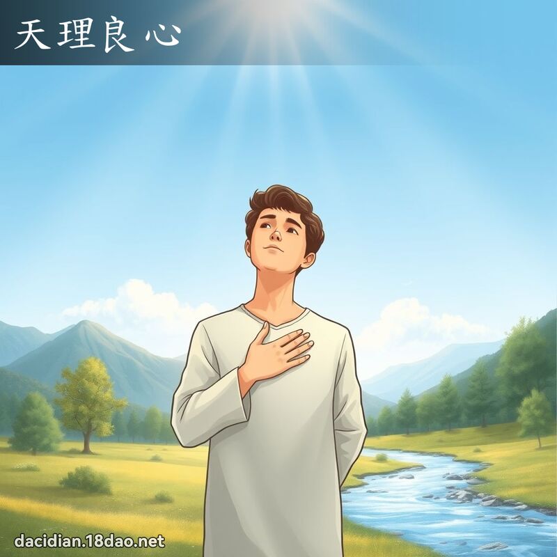 天理良心 - 國語大辭典配圖