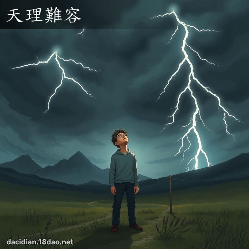 天理難容 - 國語大辭典配圖
