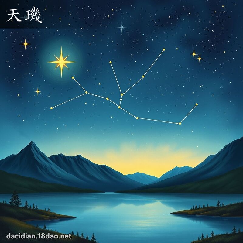 天璣 - 國語大辭典配圖